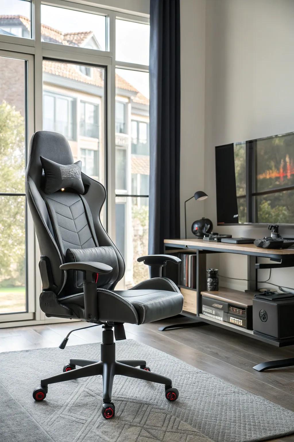 Ergonomic gaming chairs designed for comfort and extended play.