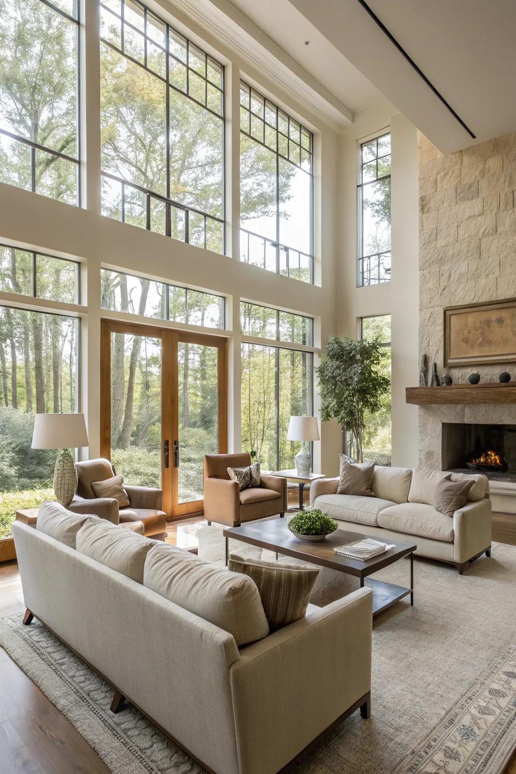 A bright and airy living room perfect for relaxation.