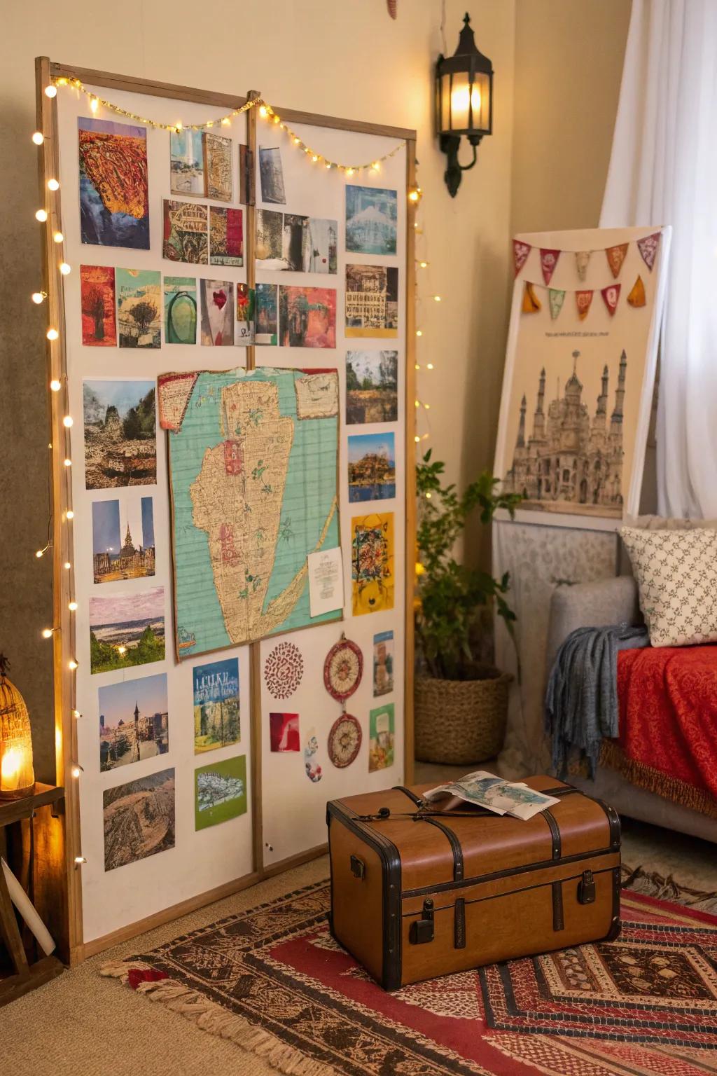 Keep your travel dreams alive with a board full of destinations and cultural inspirations.