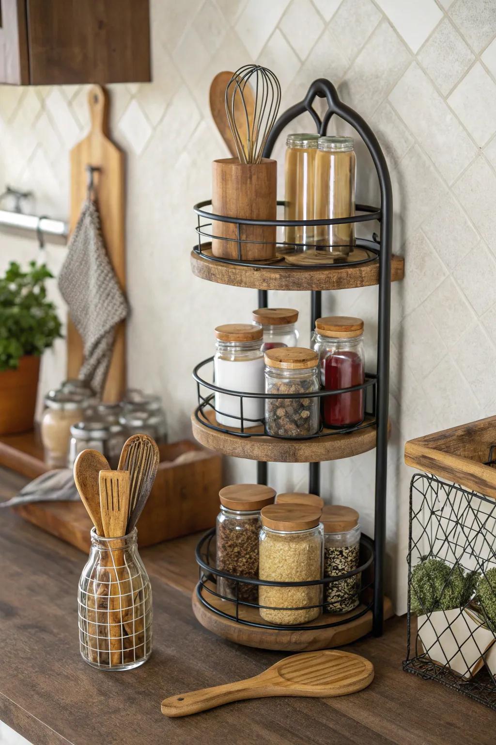 Natural materials, like wood and metal, offer a timeless and robust kitchen aesthetic.