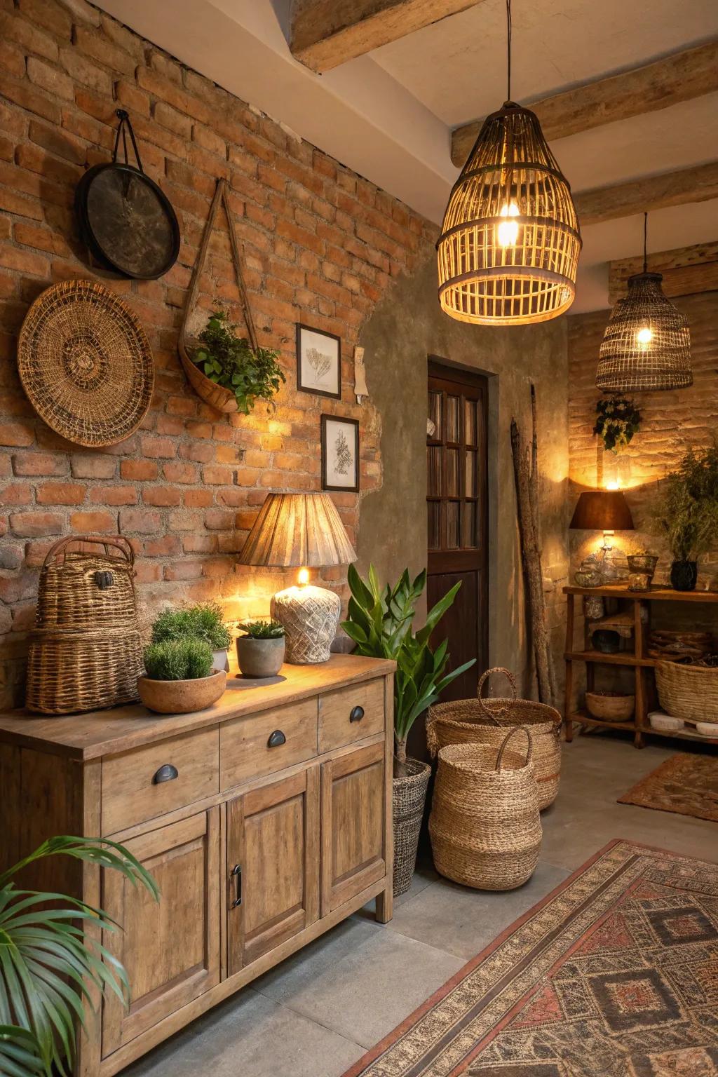 Earthy tones bring a sense of tranquility and warmth to any space.
