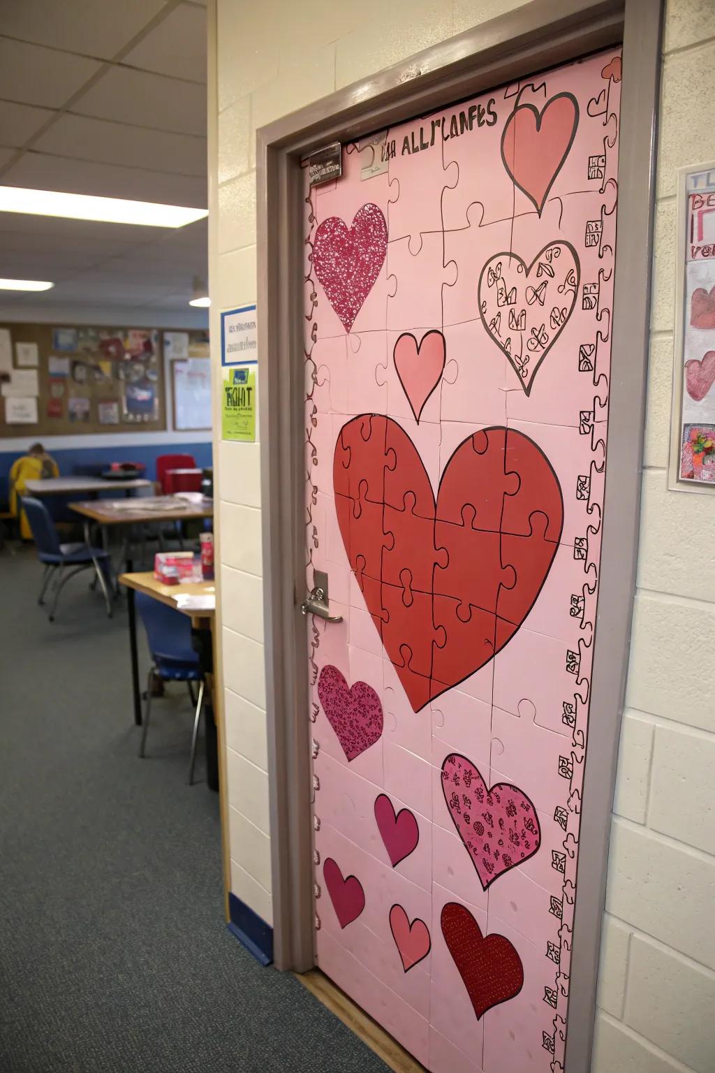 A Heartfelt Puzzle, inviting students to connect the pieces.