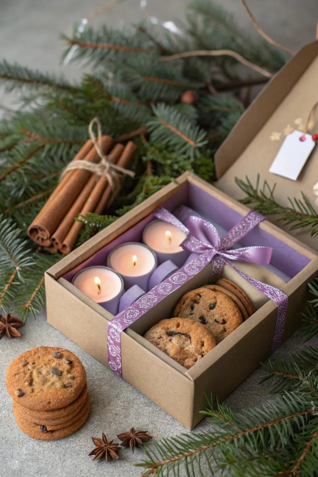 A delightful Yule gift box with a personal touch.