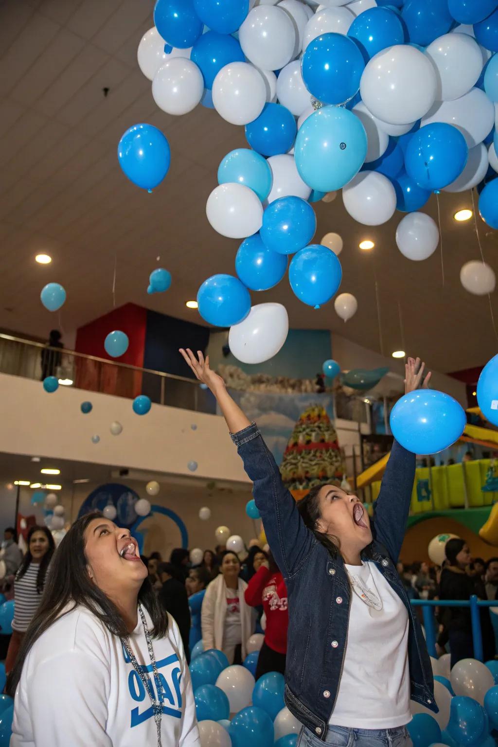 A balloon drop creates an unforgettable finale for any event.