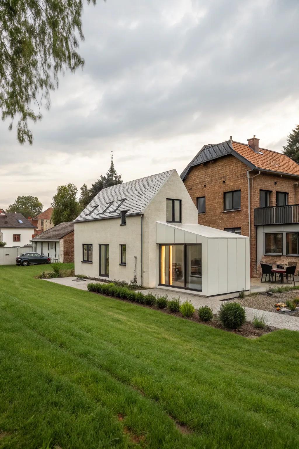 Cutting-edge 3D printed house showcasing innovation in construction.