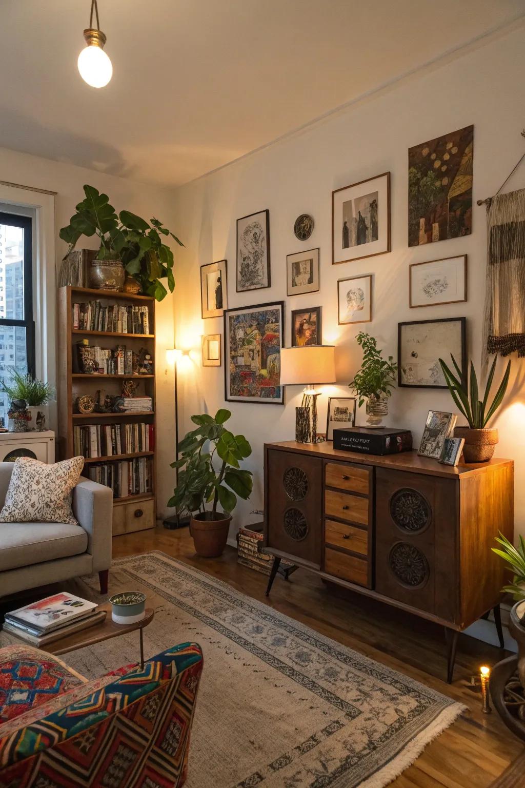 Unique accessories personalize and enliven your space.