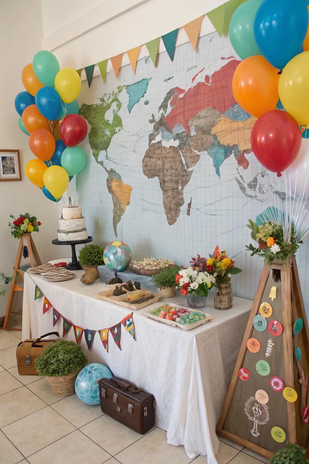 Adventure Awaits - Travel-Inspired Baby Shower Decor