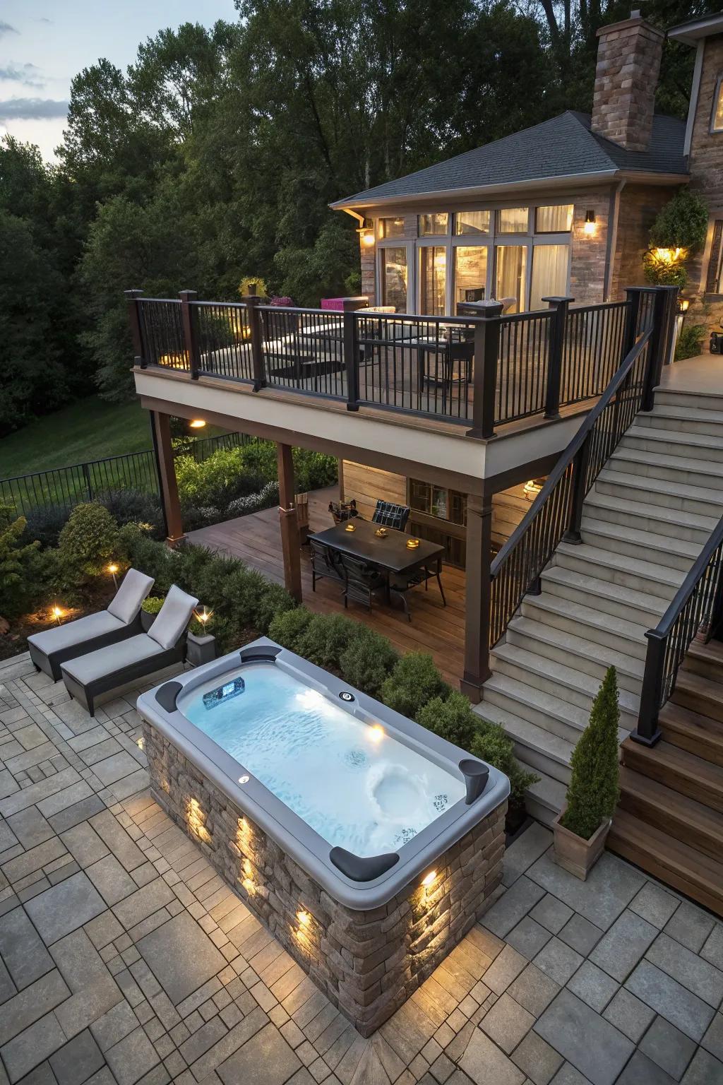 Multi-level decks offer functional and aesthetic advantages for your backyard.