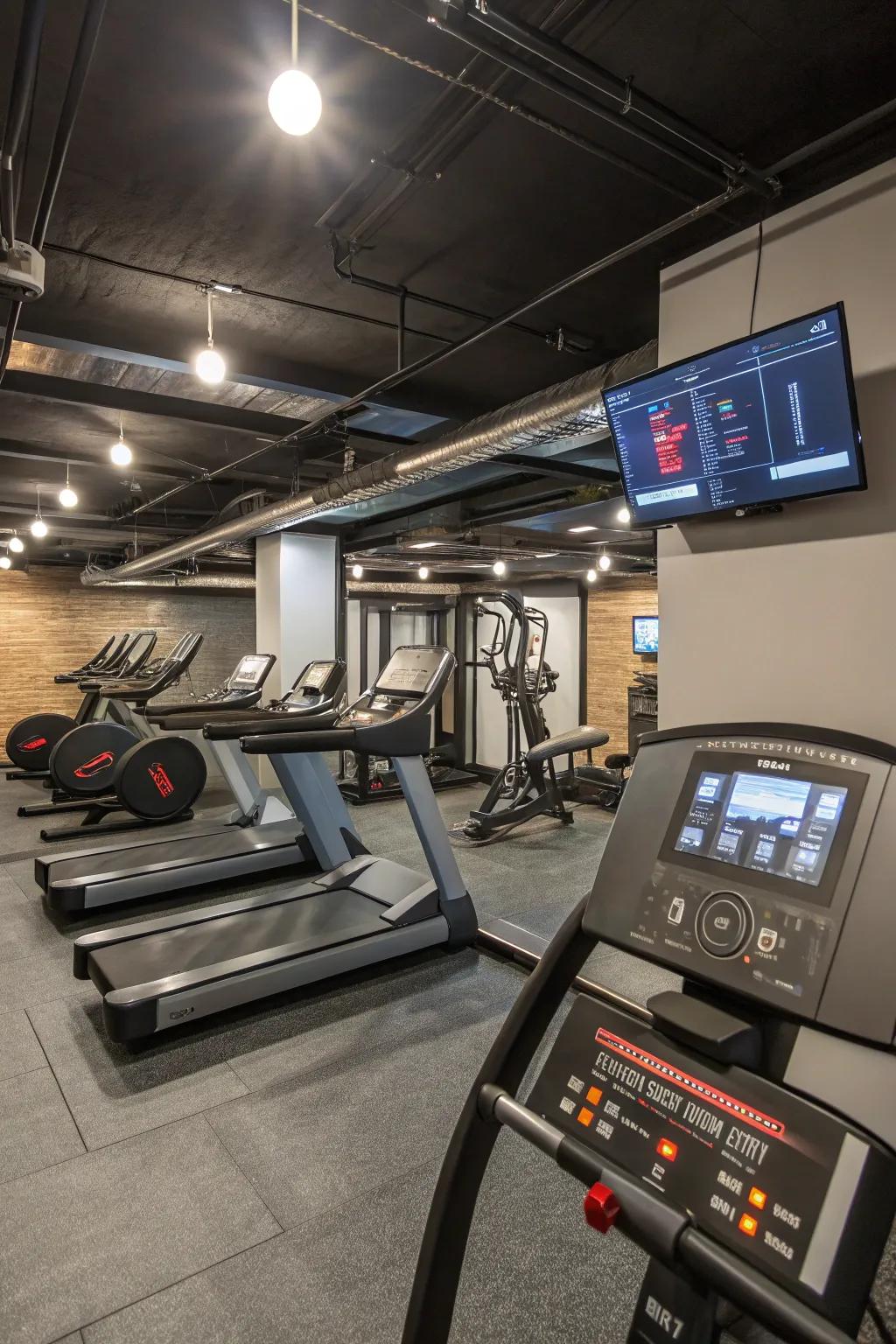 Stay connected and entertained with tech-savvy workout equipment.