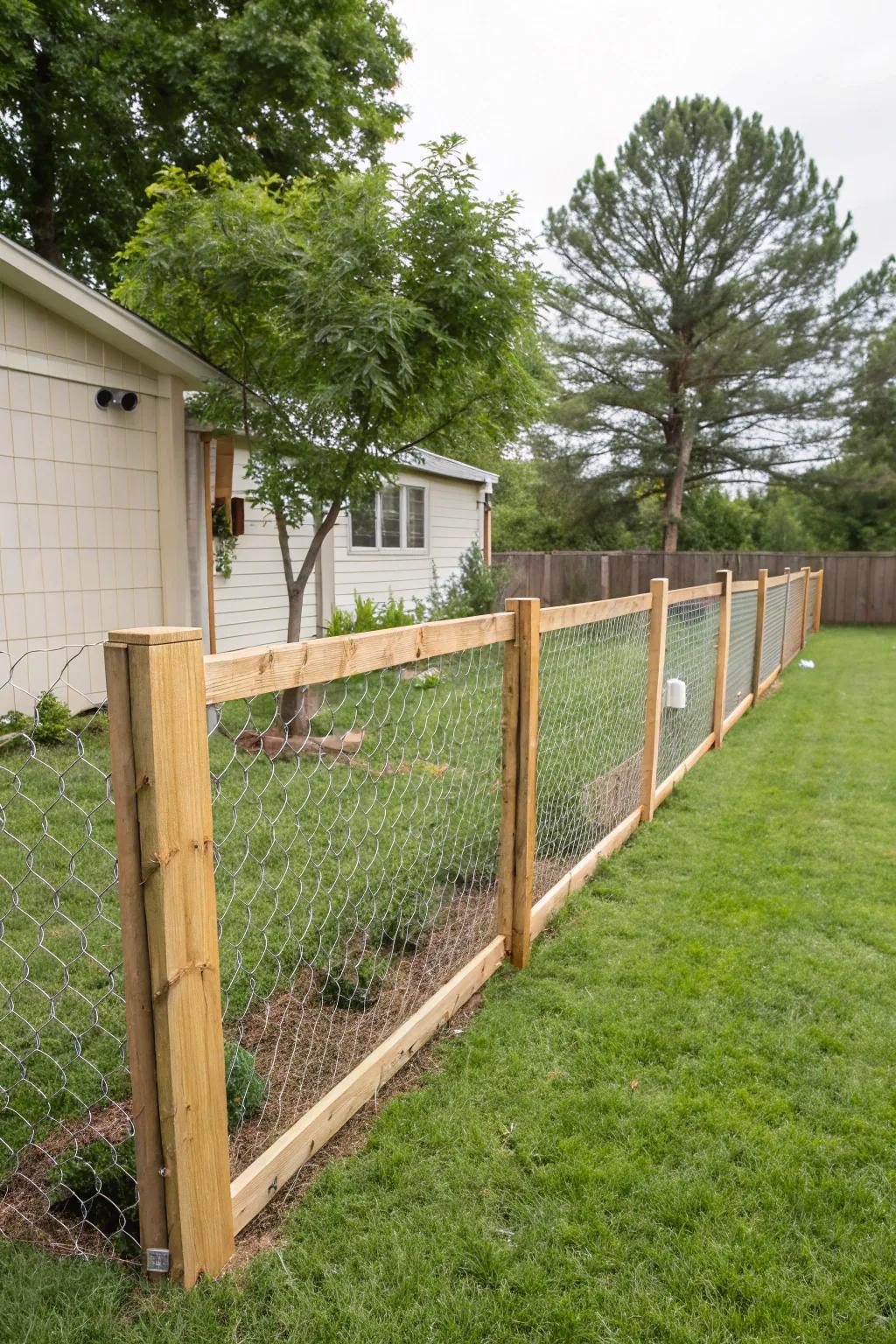 Secure your backyard with an affordable DIY fence.