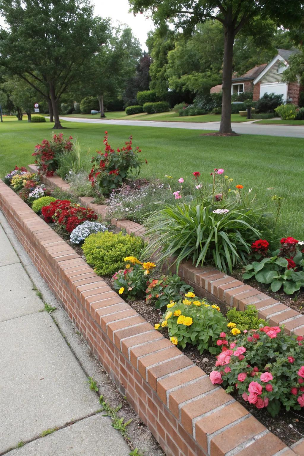 Defined edges can lend a polished look to your garden beds.