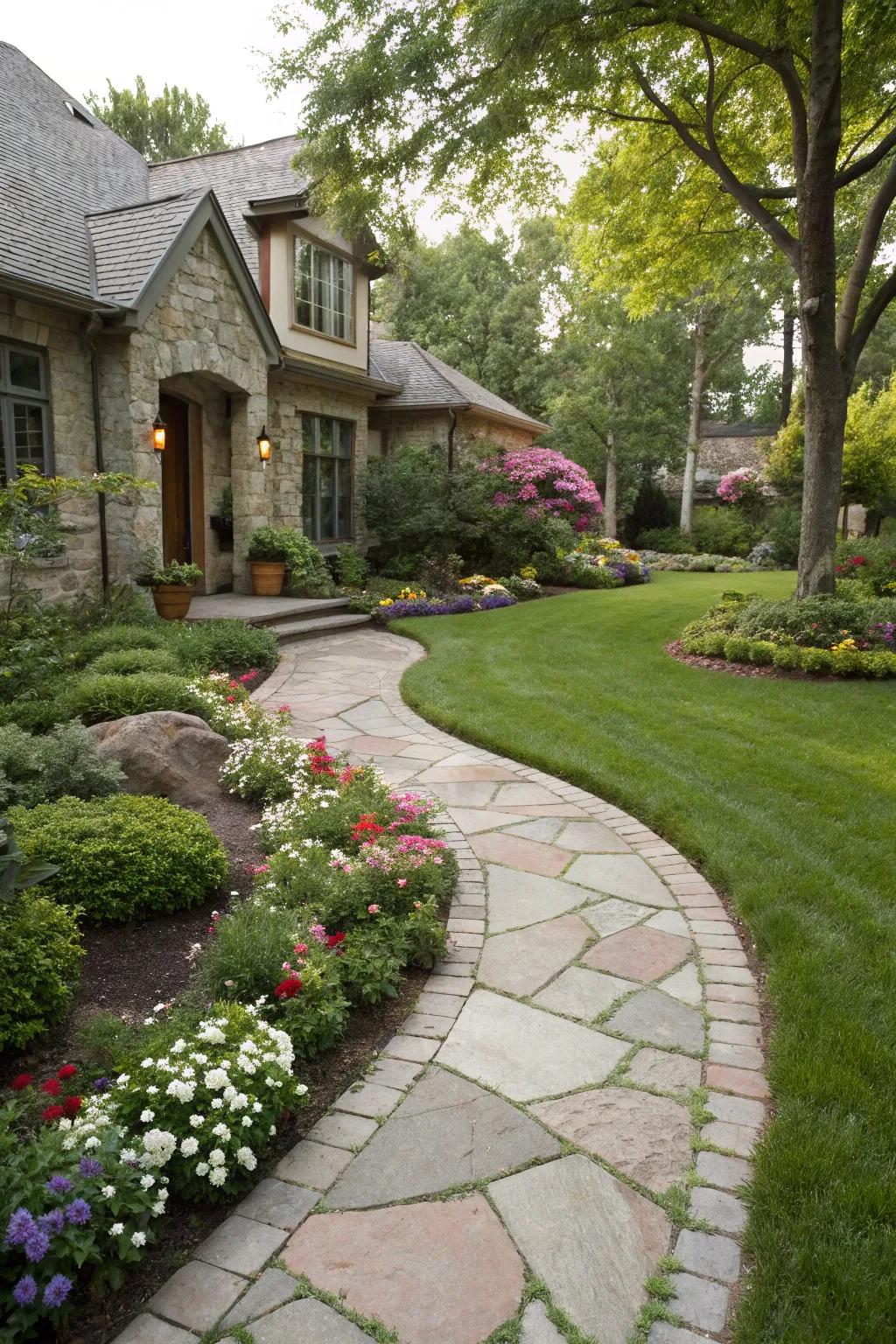 Pathways can enhance both the practical and aesthetic aspects of your yard.