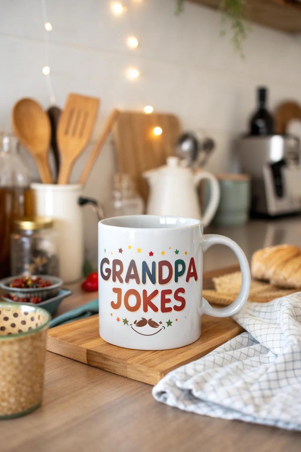 A mug that brings a smile with every sip.