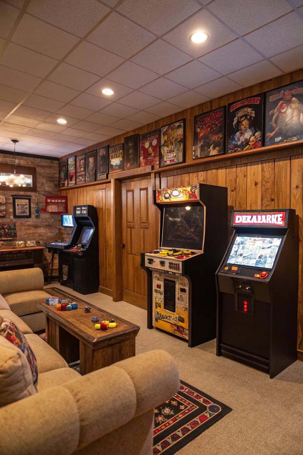 Relive the golden age of gaming in your own arcade.