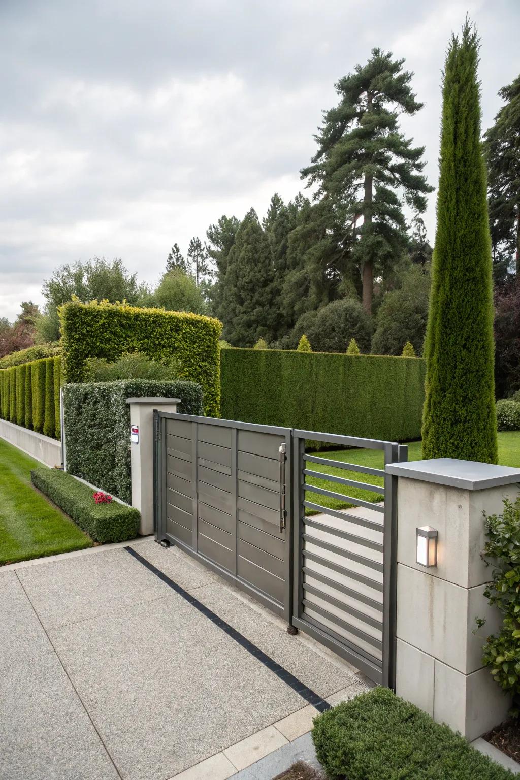 Automation brings both convenience and luxury to modern driveway gates.