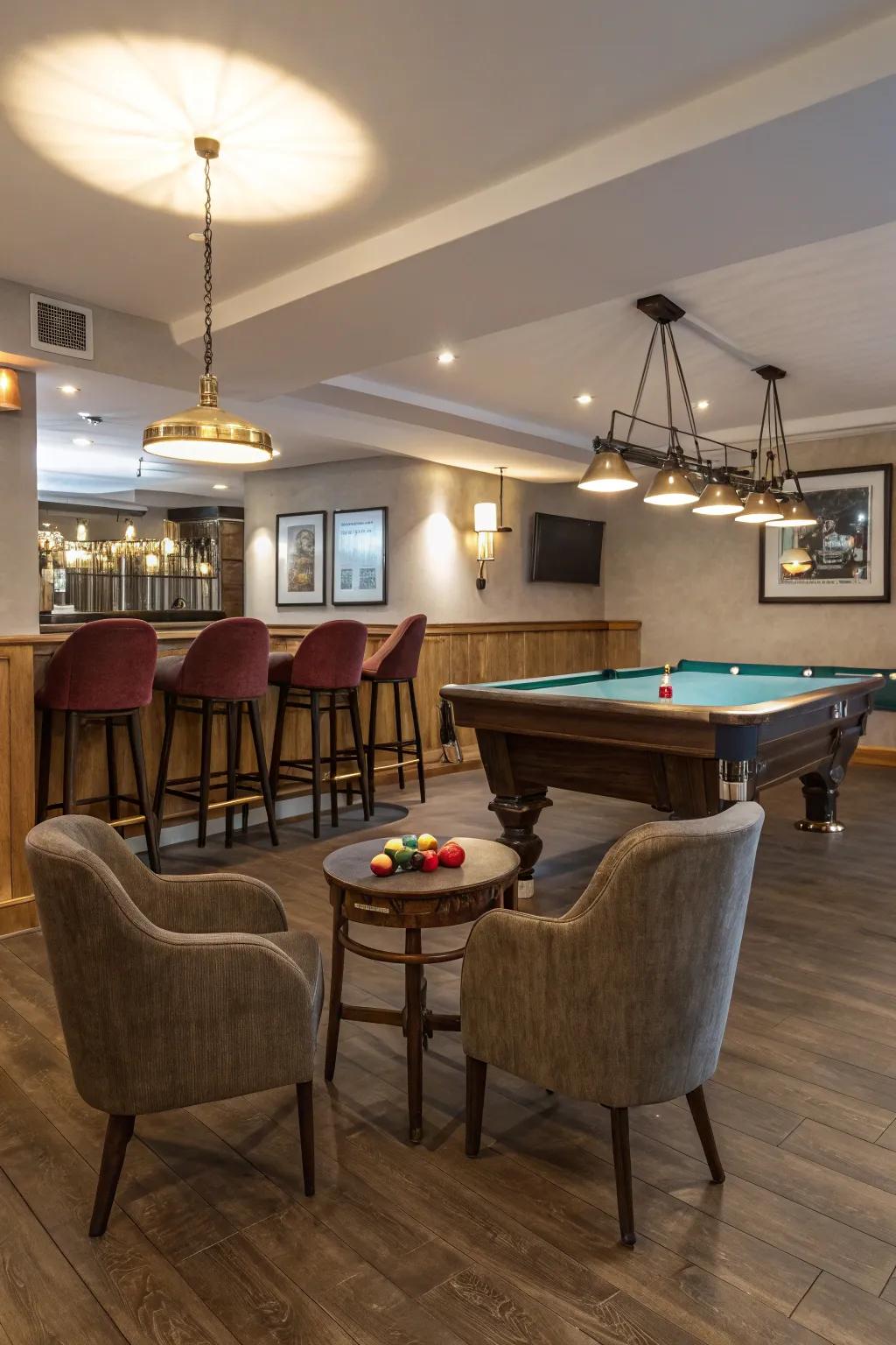 Create a welcoming environment with seating that invites relaxation and conversation.