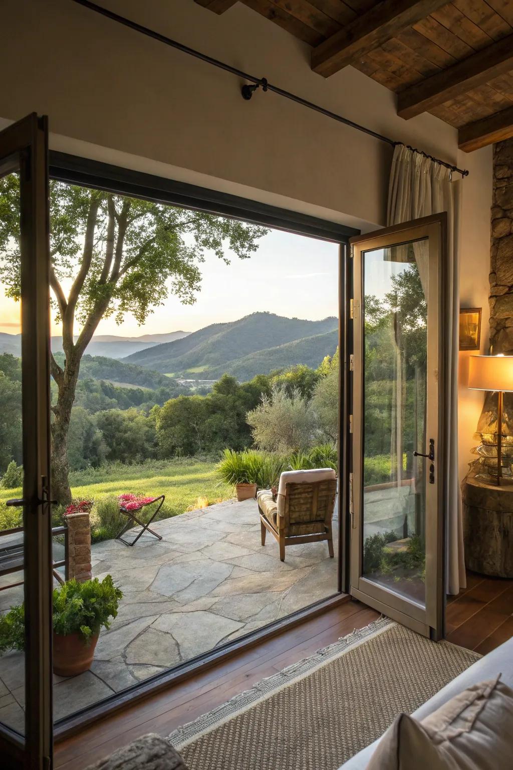 Capture breathtaking views by embracing natural surroundings.