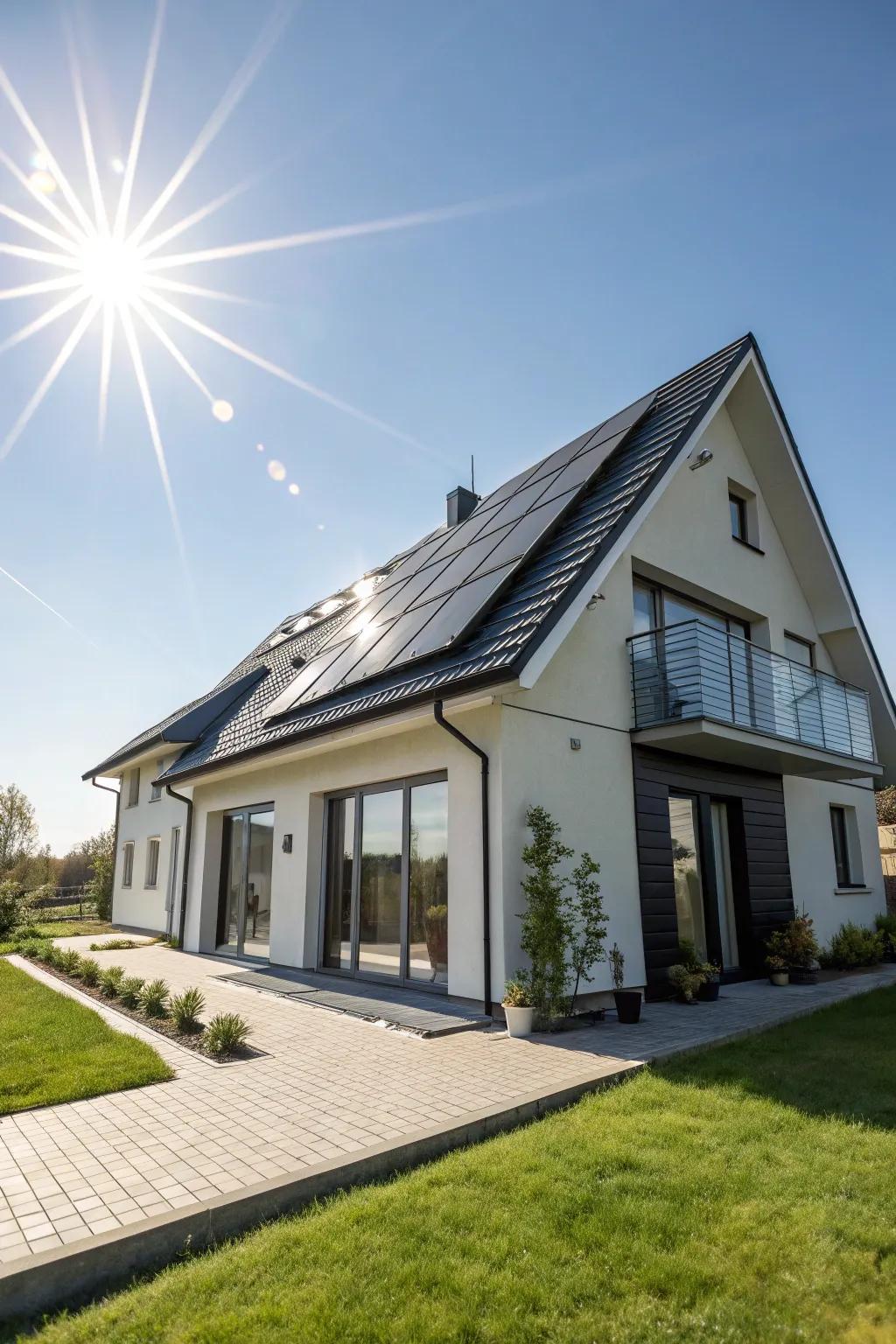 Harness the power of the sun with integrated solar shingles.