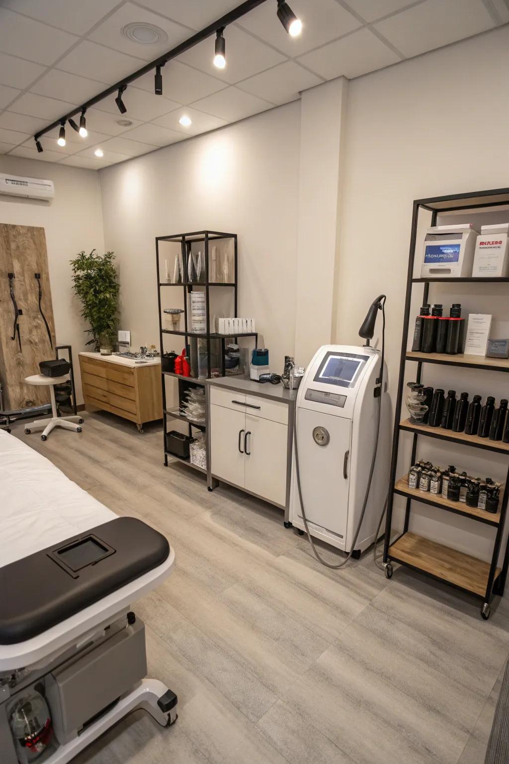 Functional equipment is key to a successful body sculpting room.