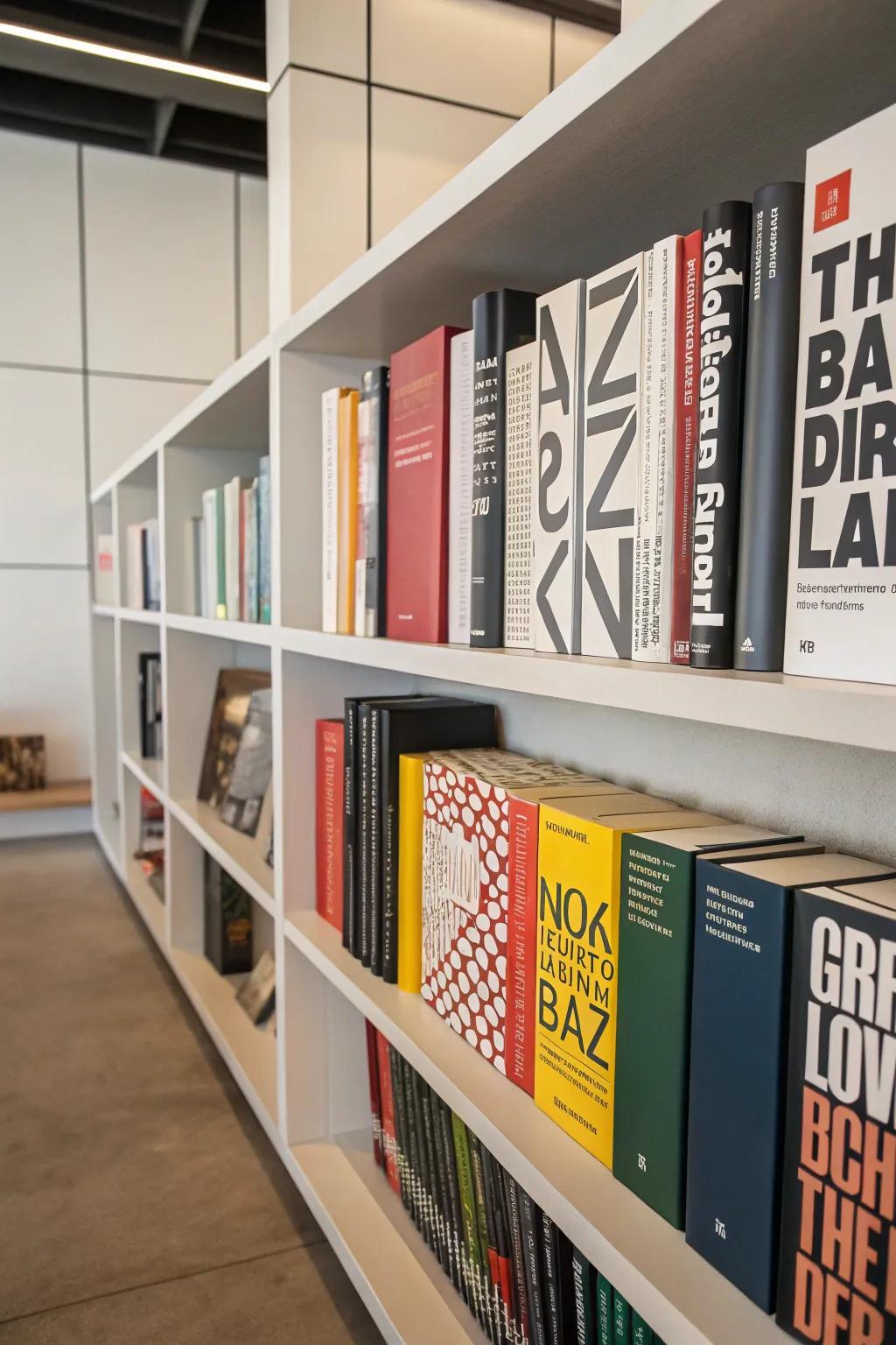 Typography brings a bold statement to book covers.