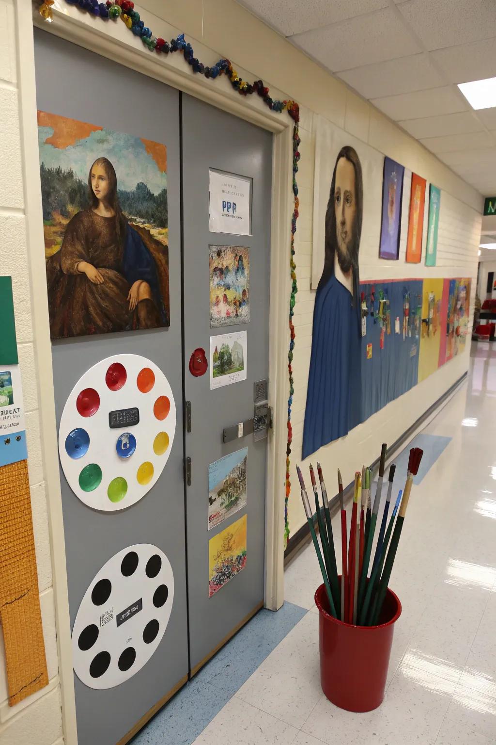 Inspire the next generation of artists with a creative studio door.