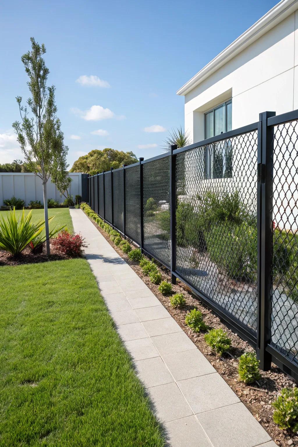 A simple paint job can elevate your fence's style.