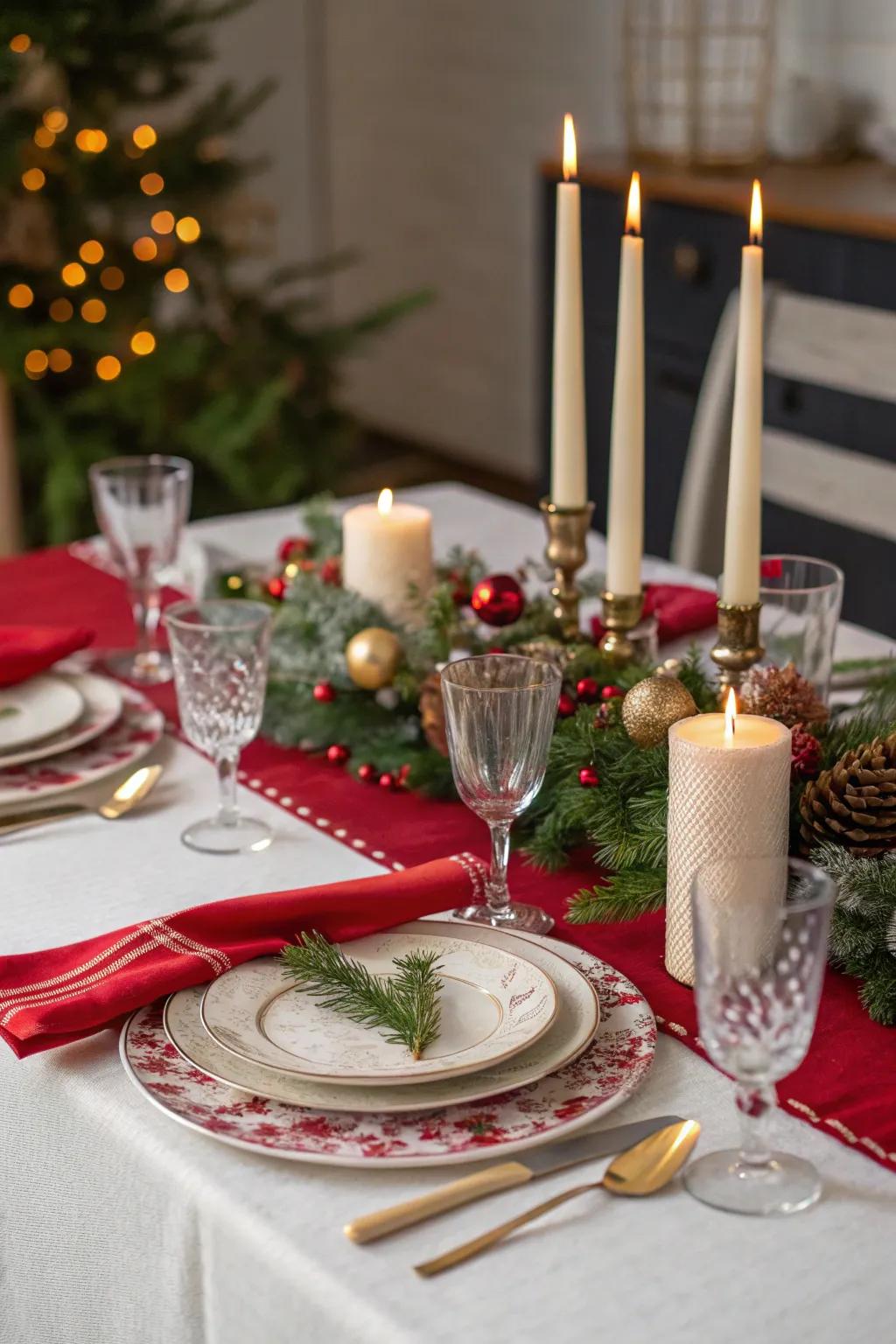 Create an inviting atmosphere with elegant table settings.