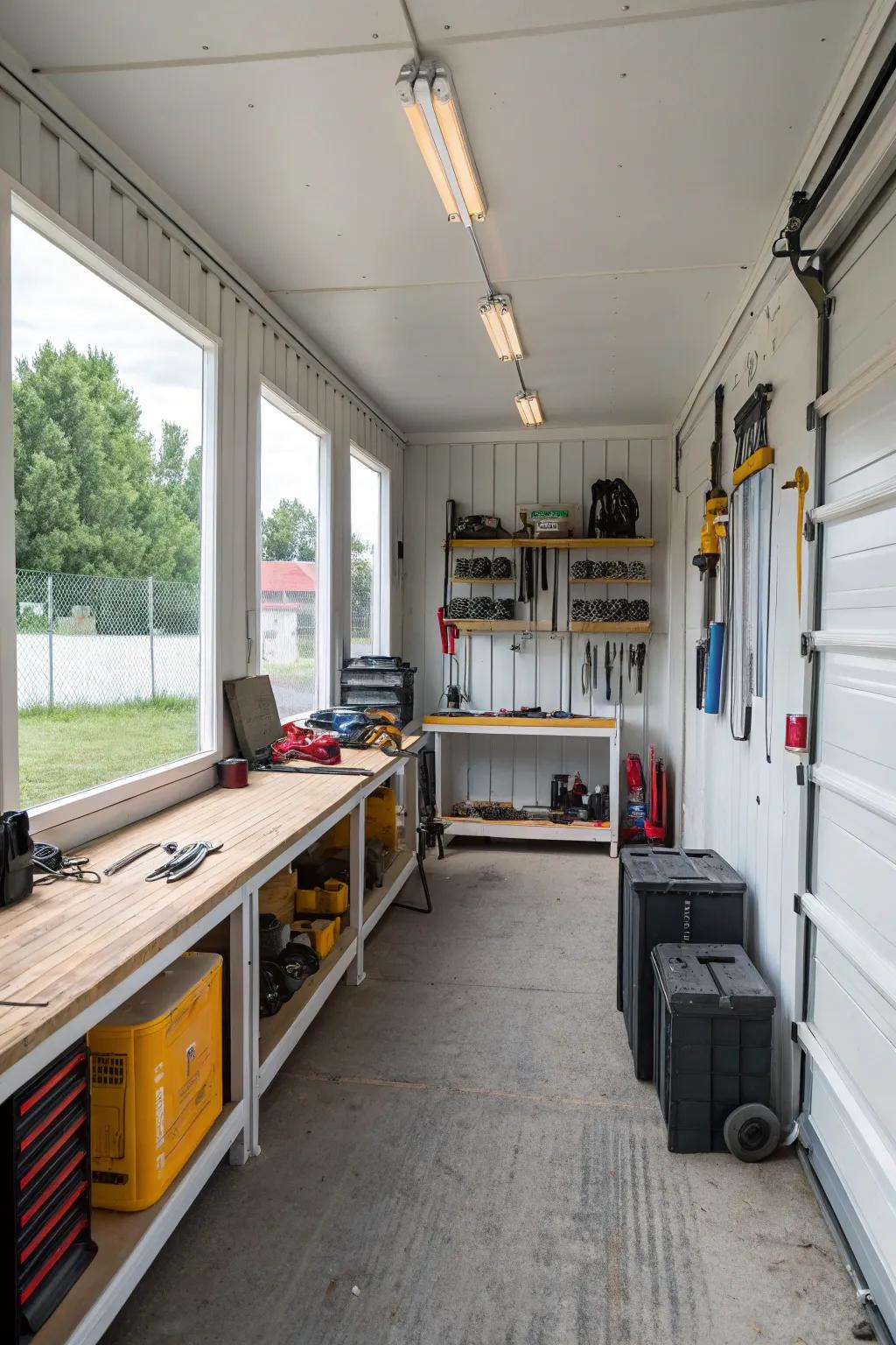 Turn your container into the ultimate workshop for creativity and productivity.