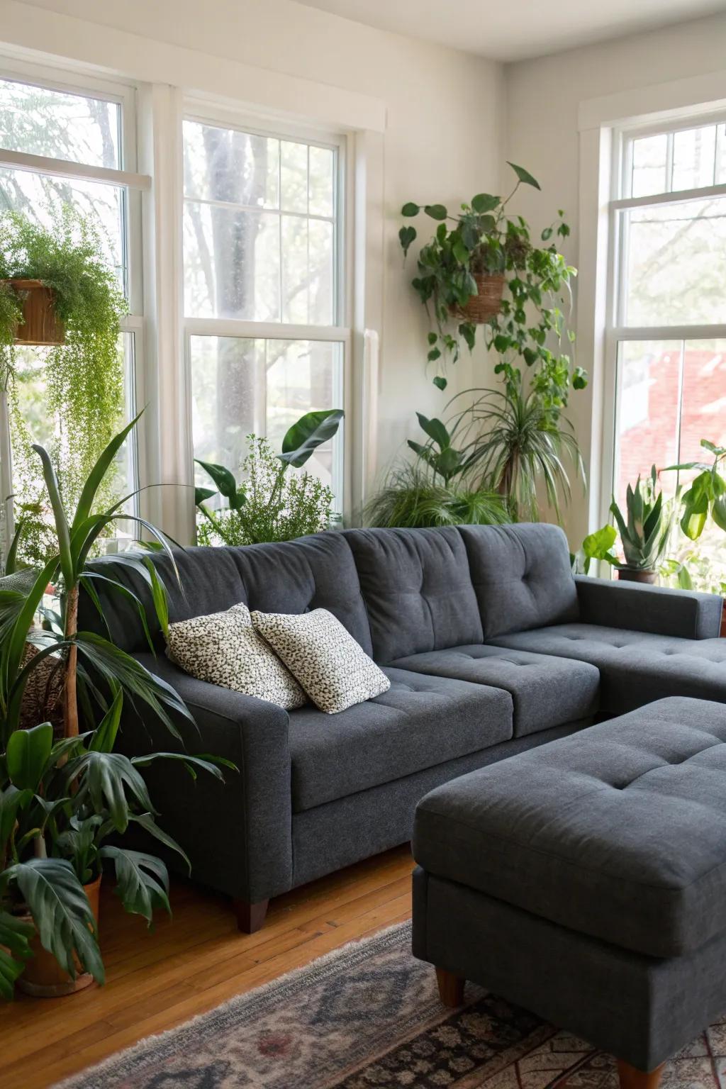 Greenery can breathe life into your living space.