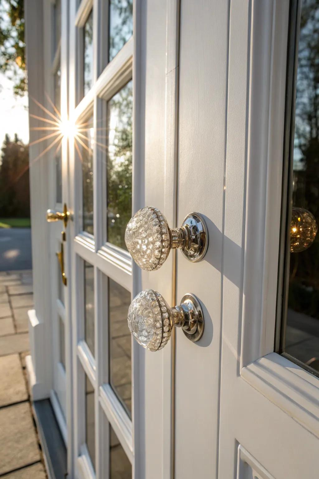 Crystal cut handles for a touch of glamour.