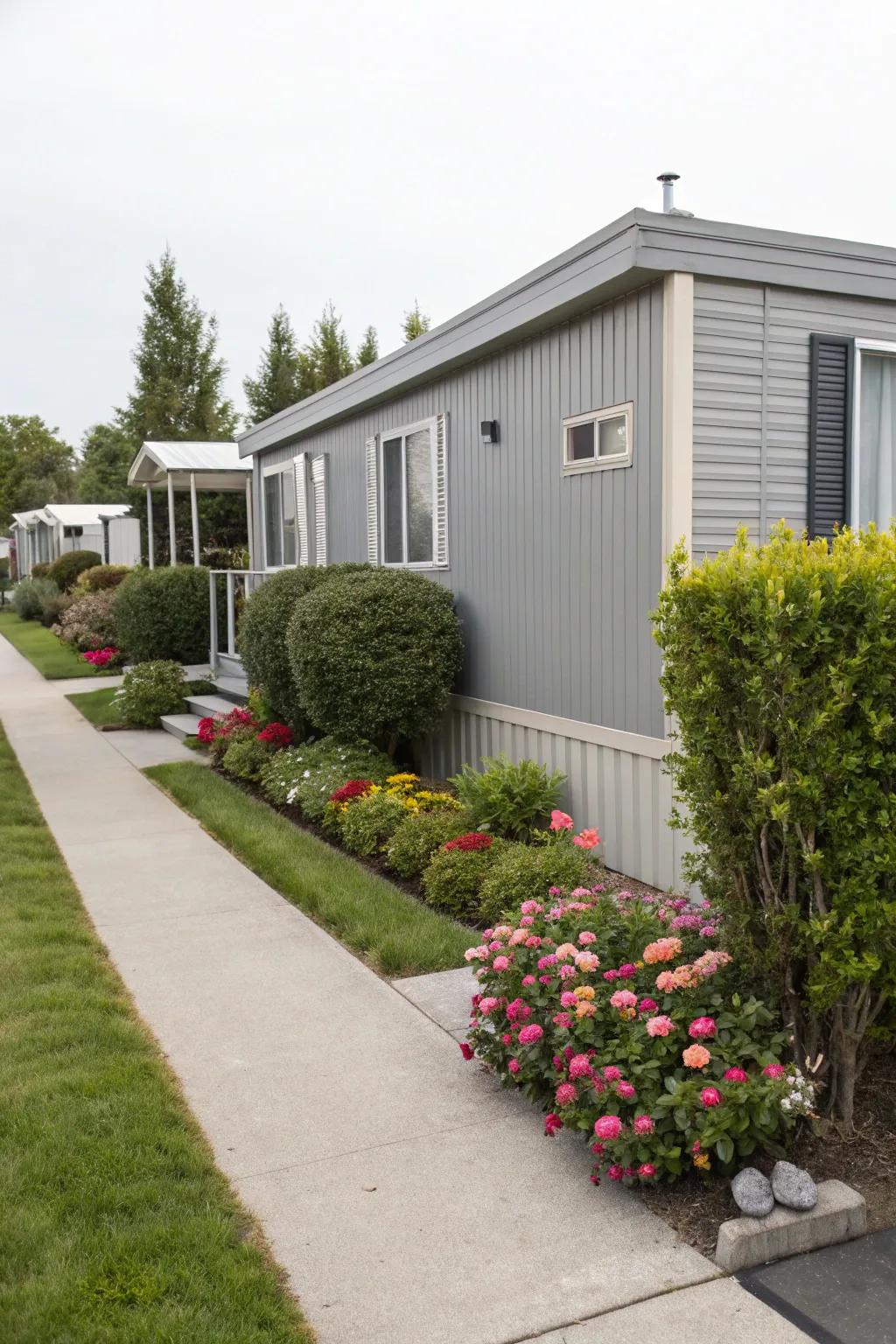 Achieve a modern look with fiber cement siding.