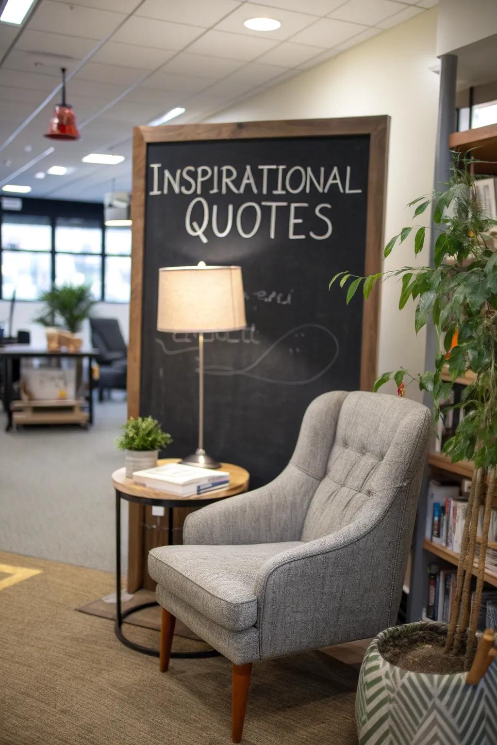 Let your office be a hub of daily inspiration.