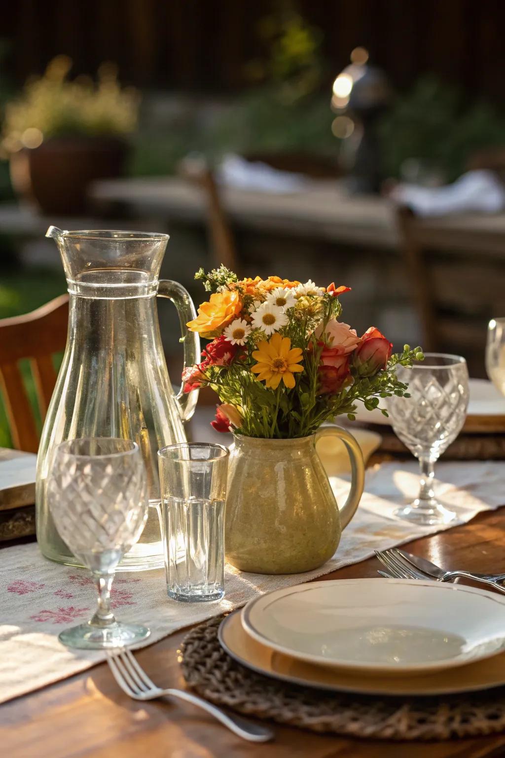 Elevate any dining experience with the charm of recycled glassware.