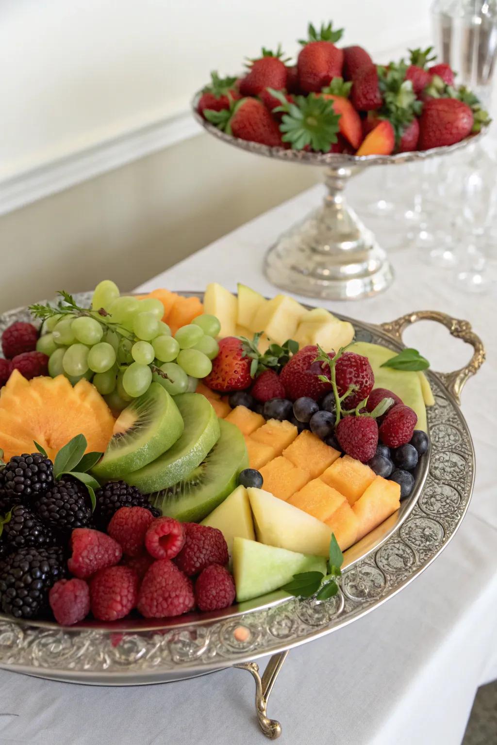 A luscious display of fresh fruits ready to indulge your senses.