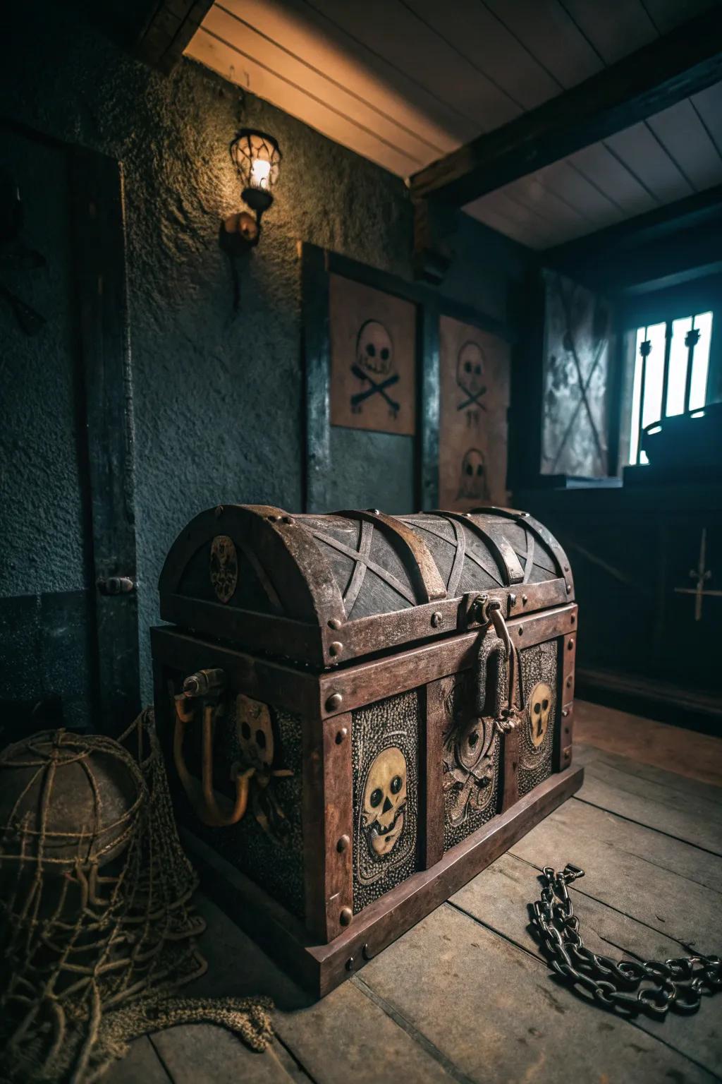 Unleash your inner pirate with this daring treasure chest.