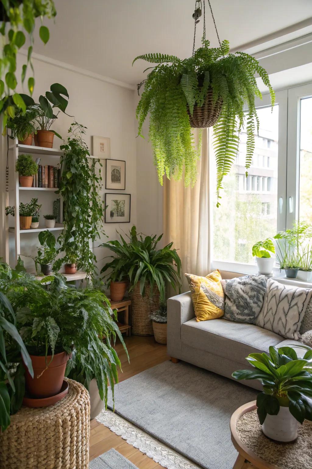 Plants bring life and freshness to your interior.