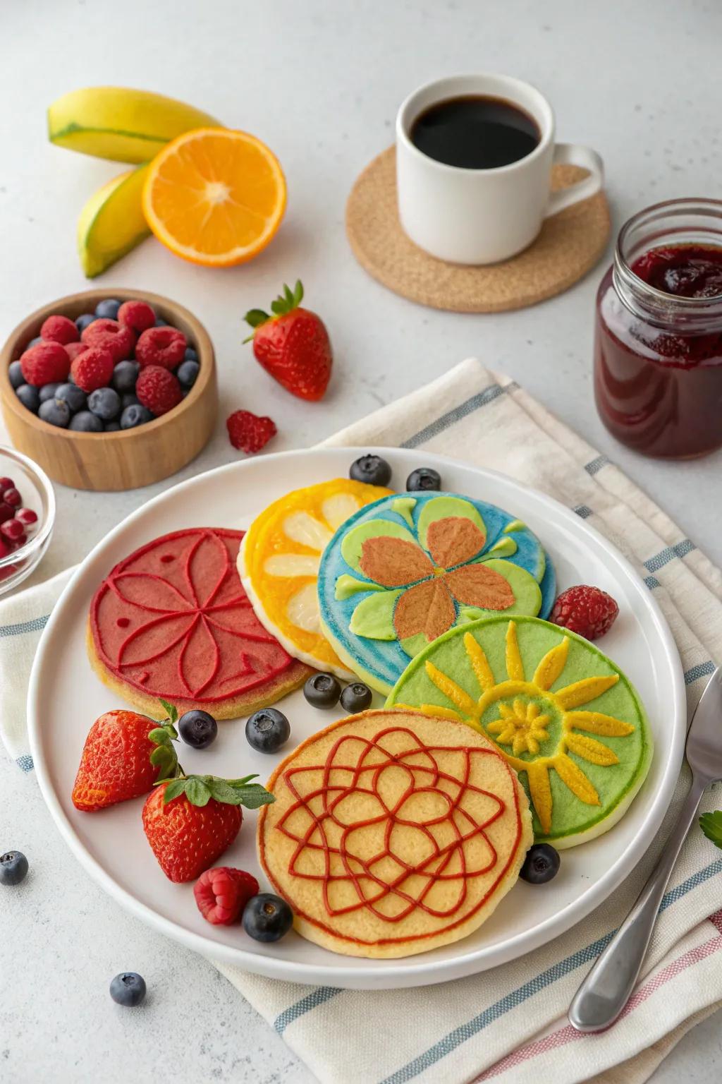 Unleash your creativity with a pancake art party.