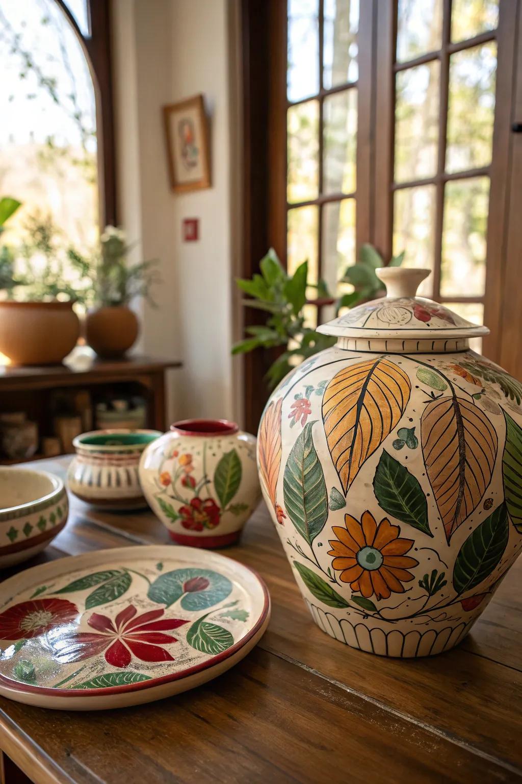 Nature-inspired ceramics add a breath of fresh air indoors.