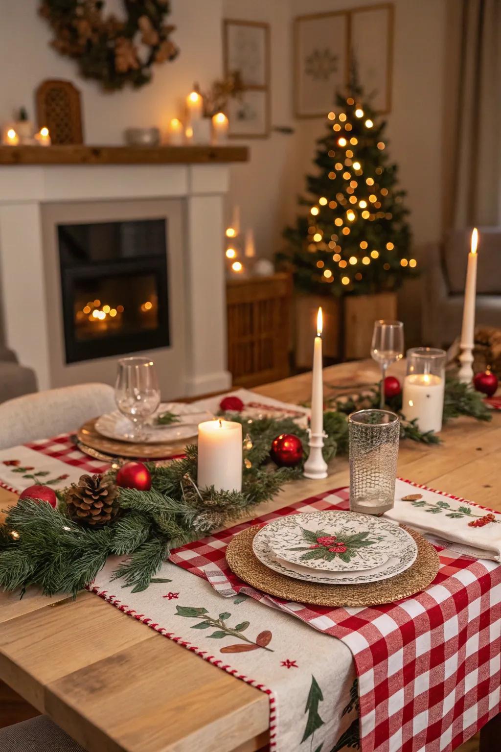 Rustic charm for a cozy gathering.