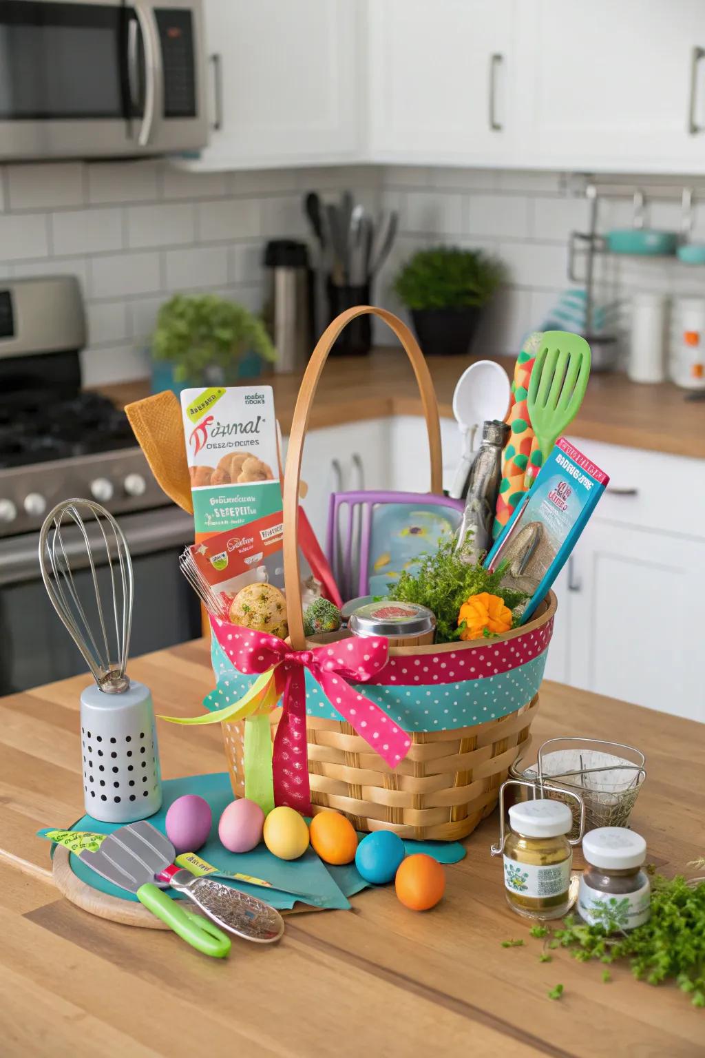 Embark on a culinary adventure with this inspiring Easter basket.