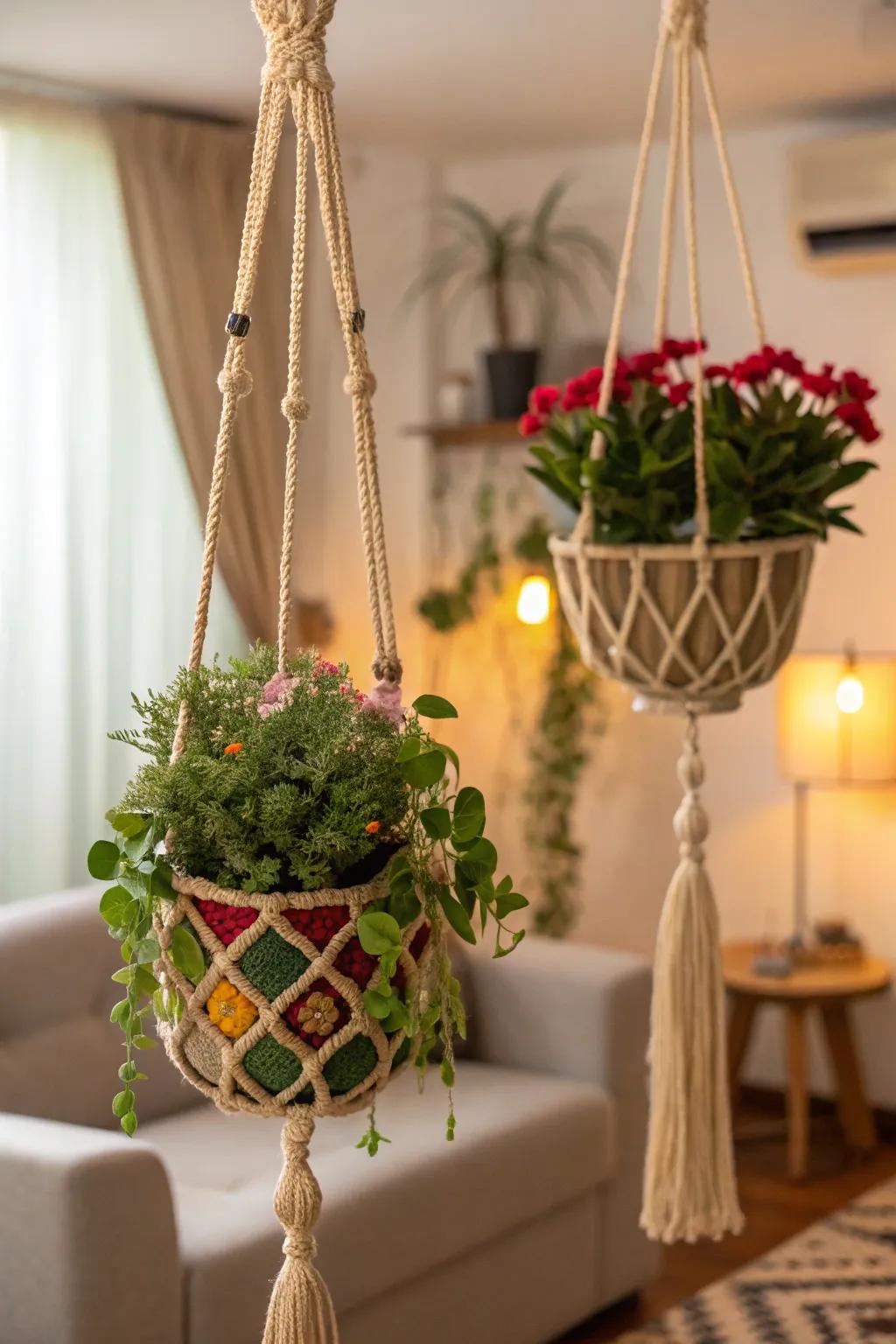 Personalize your baskets with decorative elements.