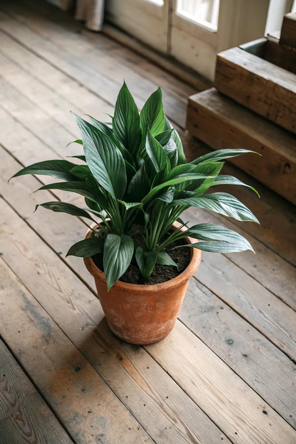 Add a touch of resilience to your home with the cast iron plant.