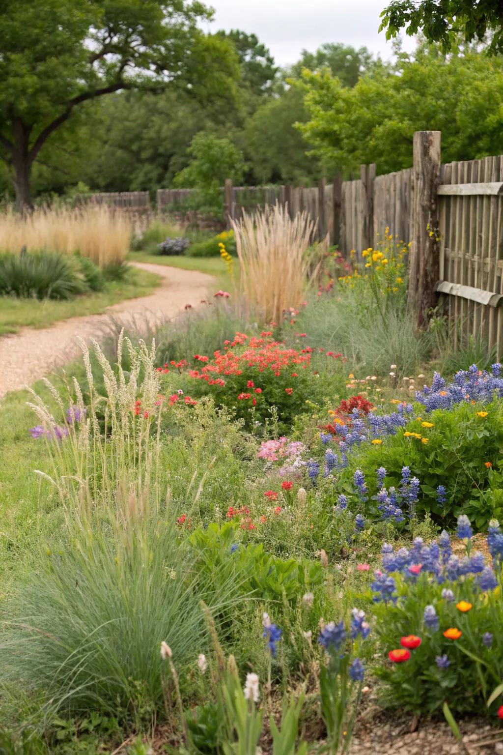 A naturally beautiful garden filled with native Texan plants.