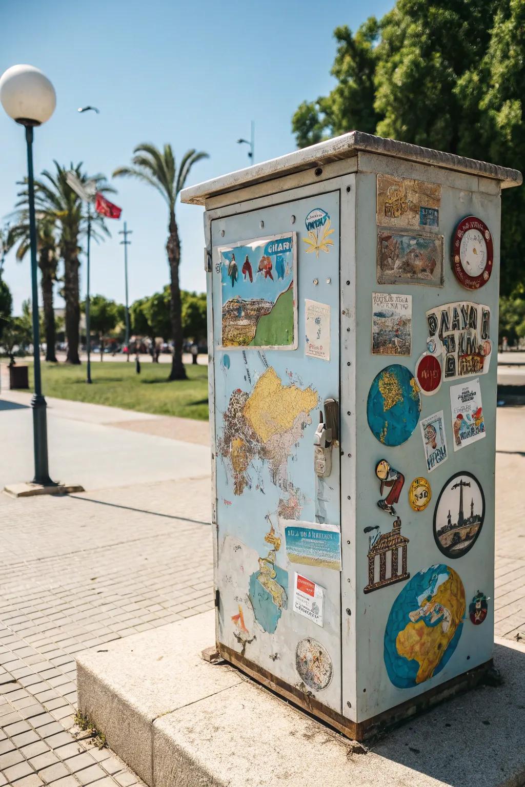 Show off your interests with themed magnets.