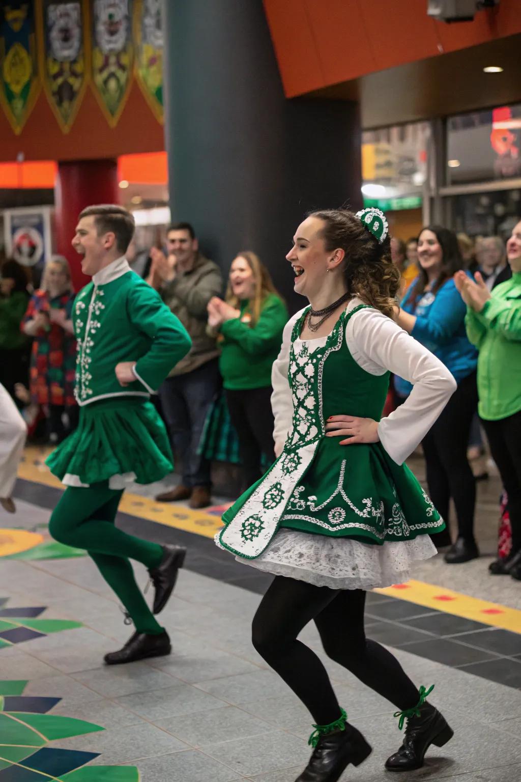 Get everyone on their feet with a spirited Irish dance-off.