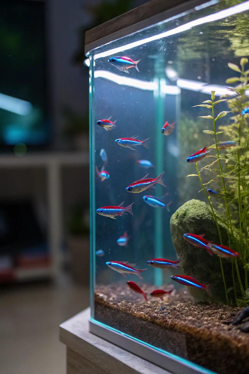 Bring your tank to life with a vibrant school of fish.