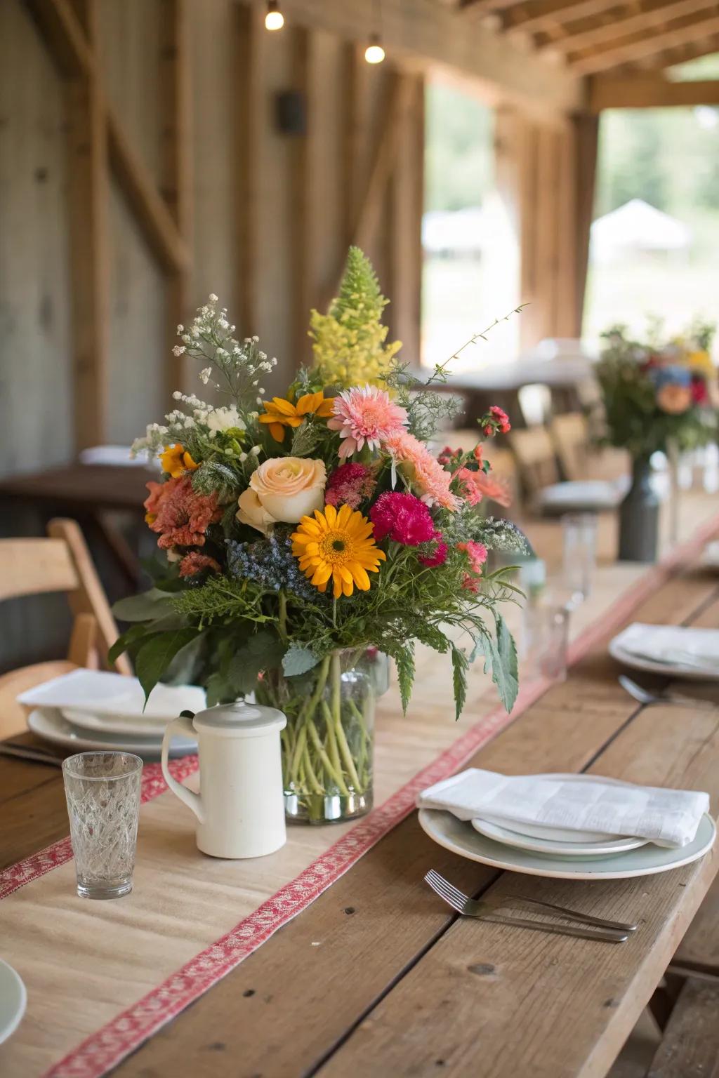 Floral arrangements bring life and color to your home.