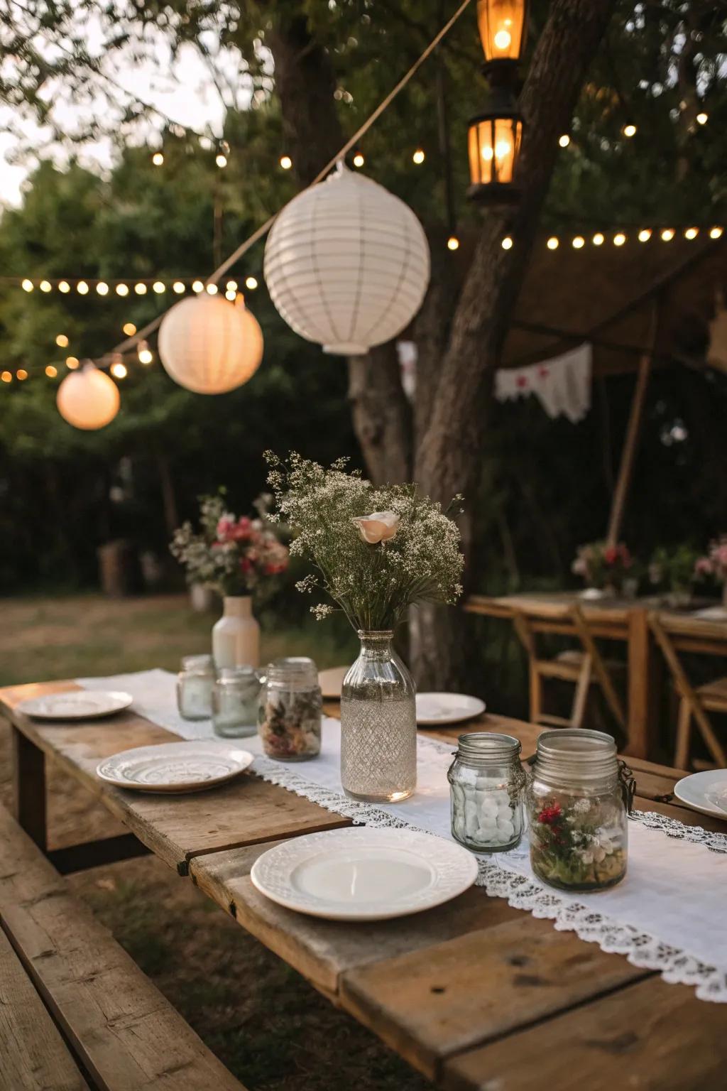 Vintage tableware adds charm and character to your dining tables.