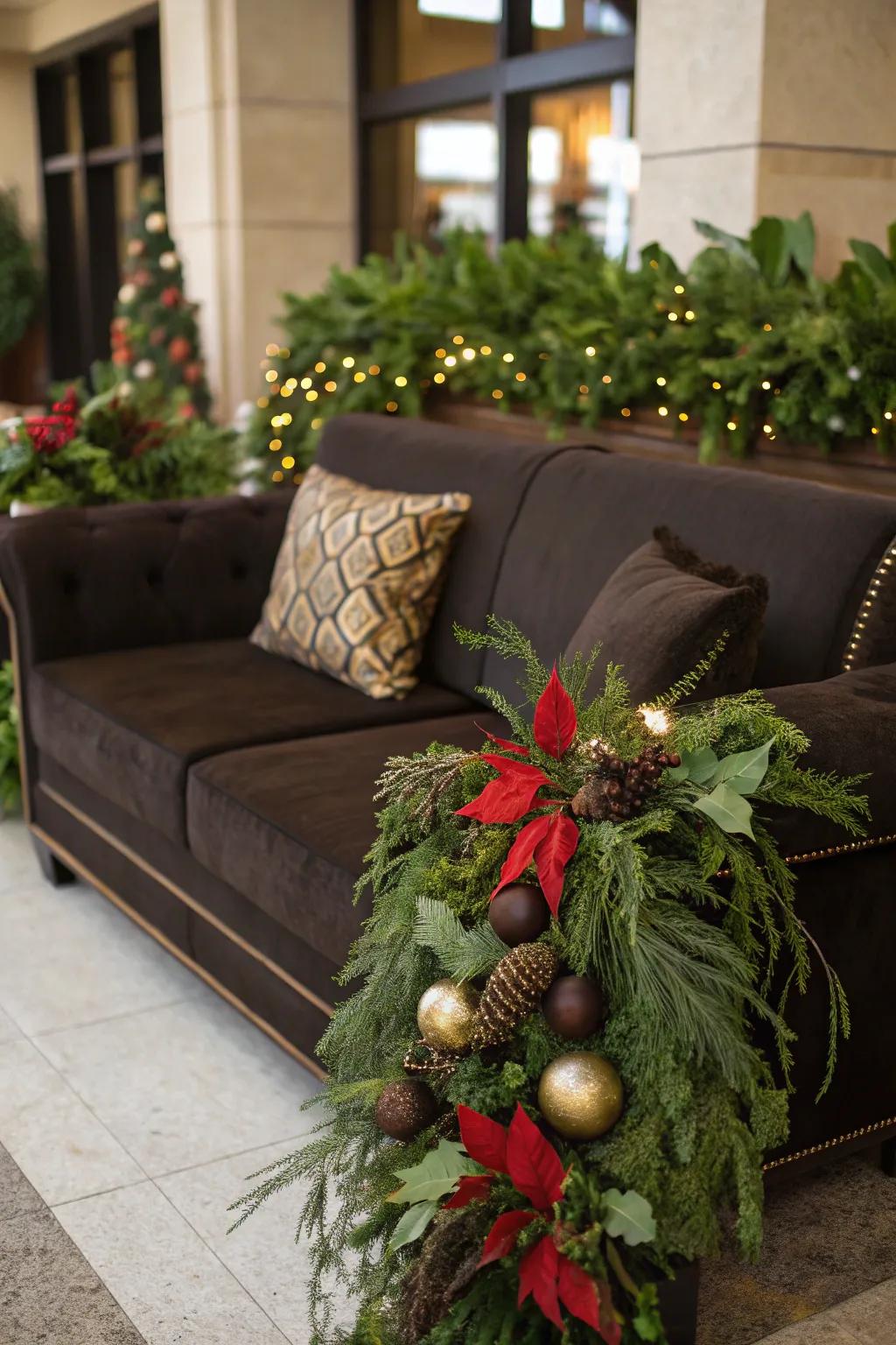 Seasonal decor keeps your living room feeling fresh and updated.