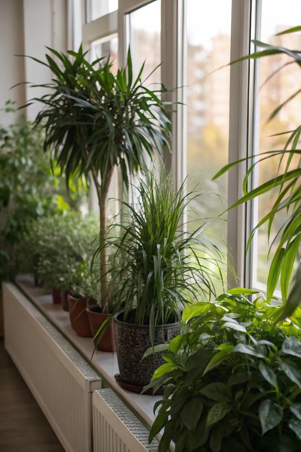 Plants add a natural barrier that enhances privacy.